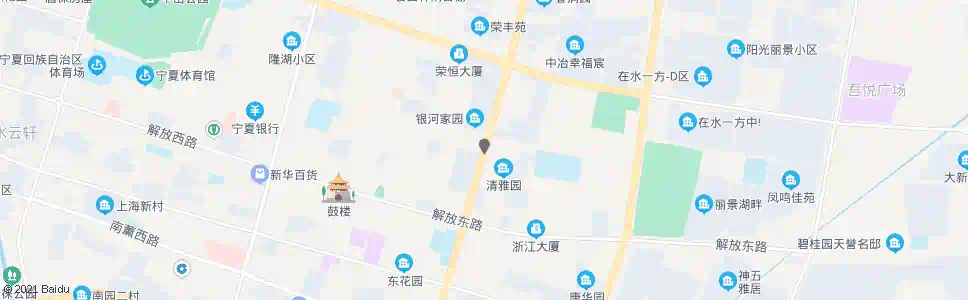 银川清和街湖滨街口_公交站地图_银川公交_妙搜公交查询2025
