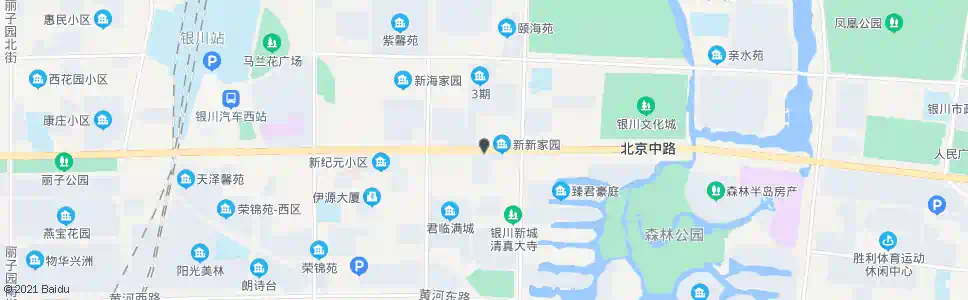 银川新城东站_公交站地图_银川公交_妙搜公交查询2025
