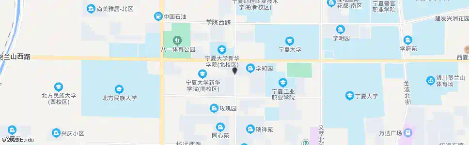 银川赛马苑小区_公交站地图_银川公交_妙搜公交查询2025