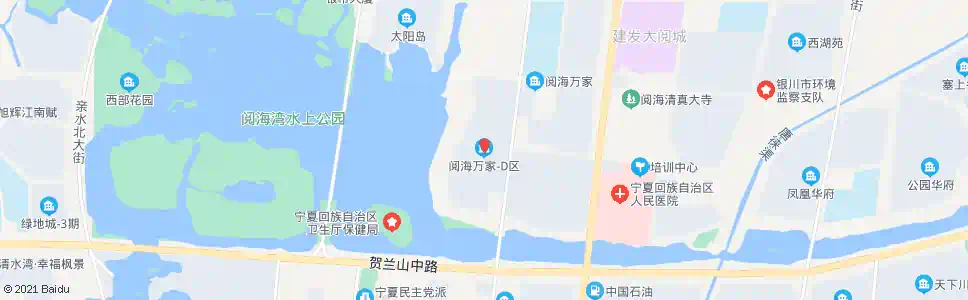 银川阅海万家D区_公交站地图_银川公交_妙搜公交查询2025