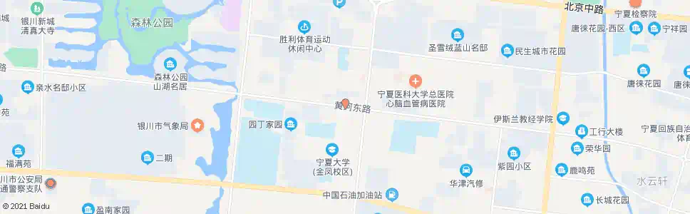 银川宁大南校区_公交站地图_银川公交_妙搜公交查询2025