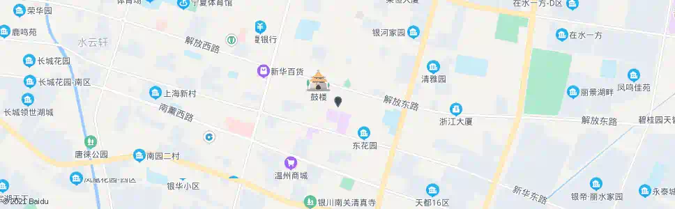 银川左营宾馆_公交站地图_银川公交_妙搜公交查询2025
