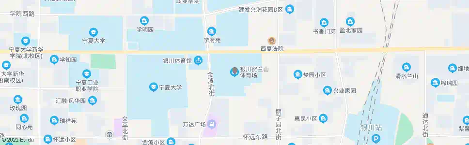 银川贺兰山体育场_公交站地图_银川公交_妙搜公交查询2025