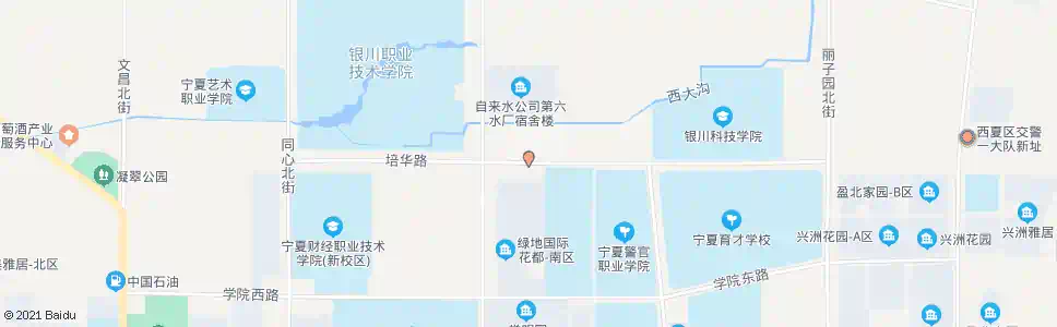 银川培华路文萃街口_公交站地图_银川公交_妙搜公交查询2025