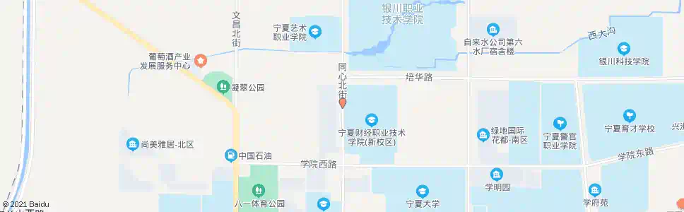 银川同心街培华路口_公交站地图_银川公交_妙搜公交查询2025