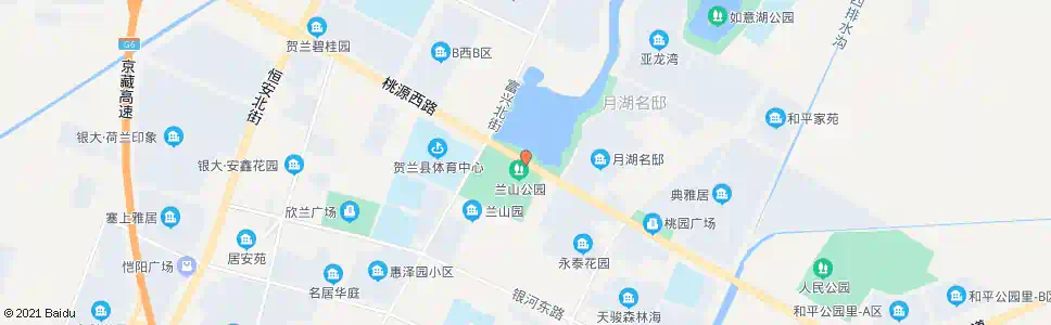银川兰山公园_公交站地图_银川公交_妙搜公交查询2025