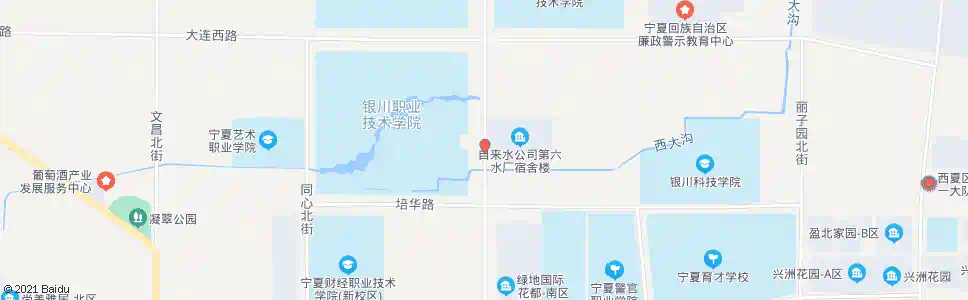 银川文萃街培华路口_公交站地图_银川公交_妙搜公交查询2025