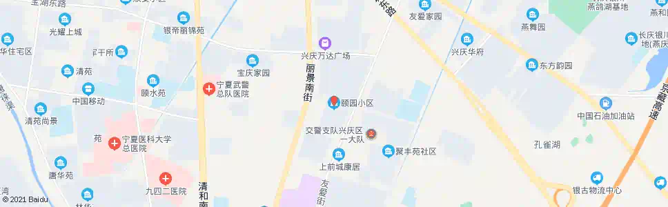 银川颐园小区东_公交站地图_银川公交_妙搜公交查询2025