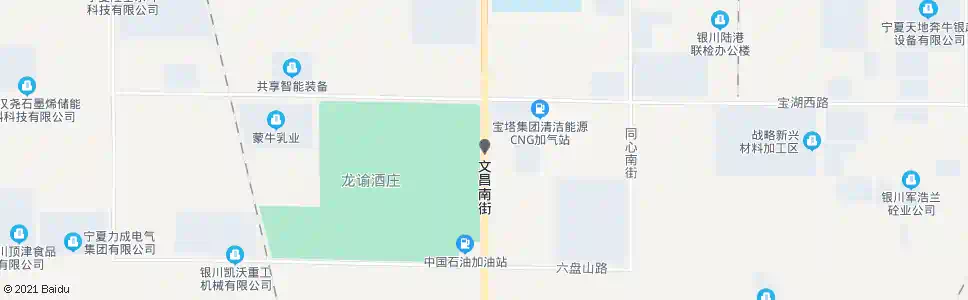 银川文昌街光明路口_公交站地图_银川公交_妙搜公交查询2025