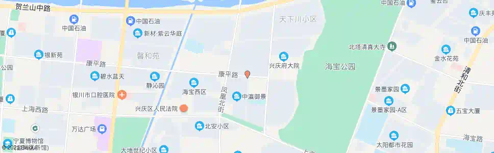 银川康平路凤凰街口_公交站地图_银川公交_妙搜公交查询2025