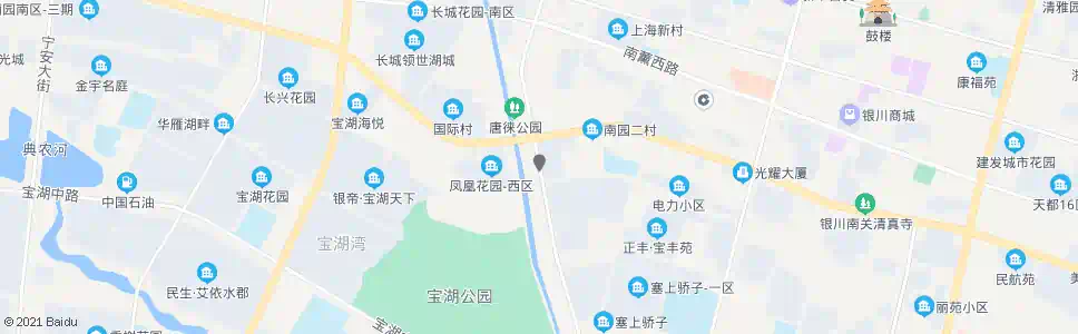 银川凤凰花园_公交站地图_银川公交_妙搜公交查询2025