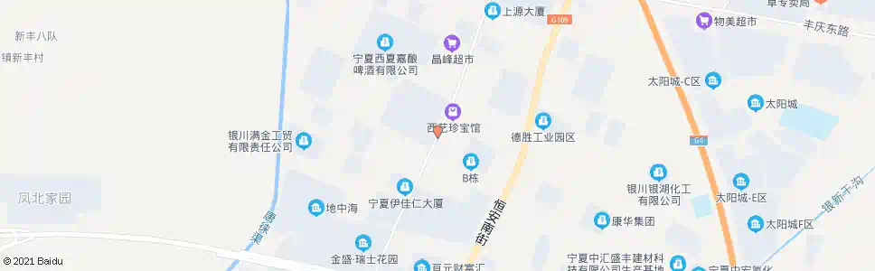 银川德胜西幼_公交站地图_银川公交_妙搜公交查询2025