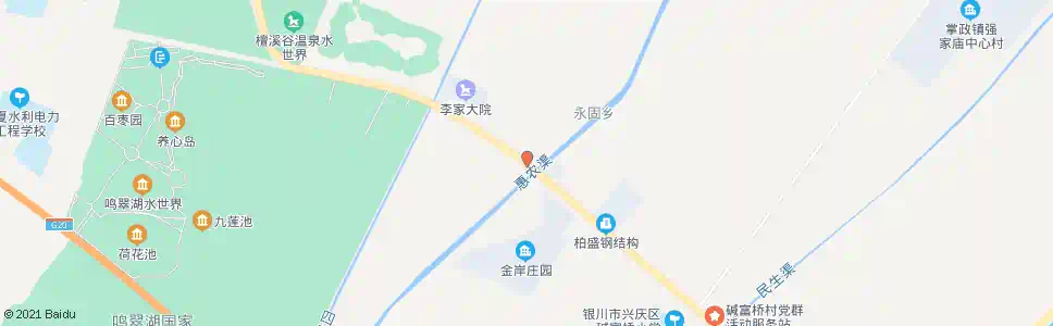 银川渠西路口_公交站地图_银川公交_妙搜公交查询2025