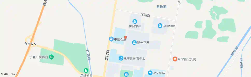 银川永宁县阳光花园_公交站地图_银川公交_妙搜公交查询2025