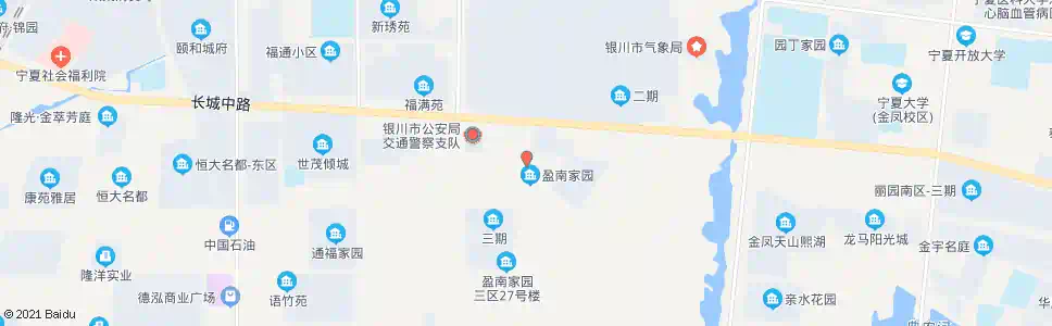 银川盈南家园二区_公交站地图_银川公交_妙搜公交查询2025