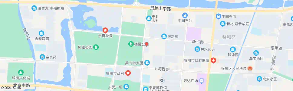 银川自治区档案馆_公交站地图_银川公交_妙搜公交查询2025