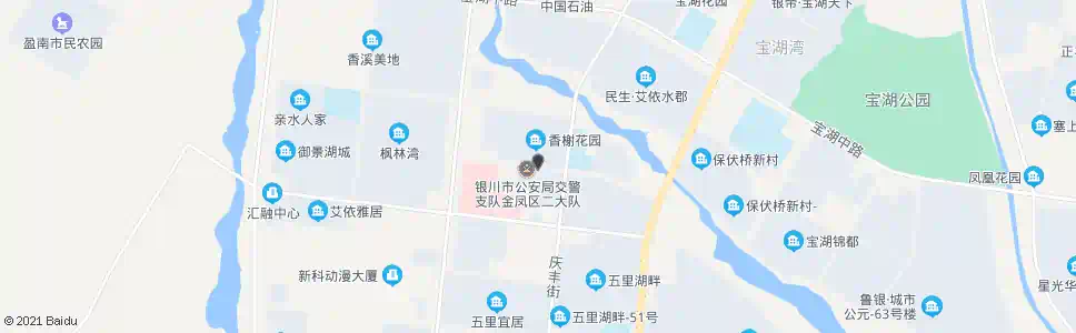 银川金凤区交警二大队_公交站地图_银川公交_妙搜公交查询2025