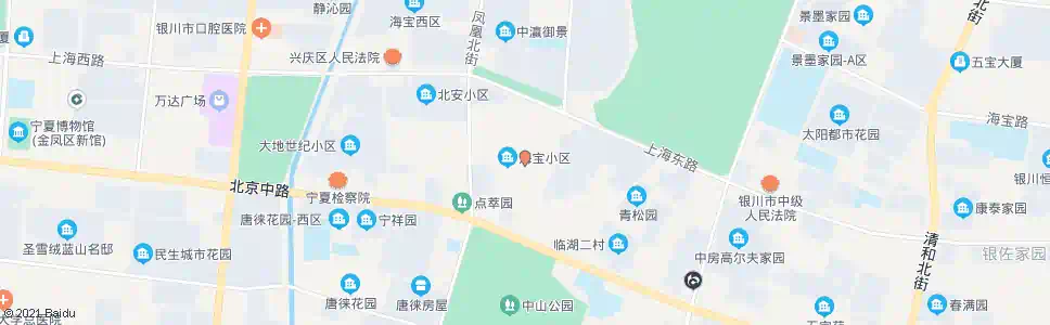 银川海宝西站_公交站地图_银川公交_妙搜公交查询2025