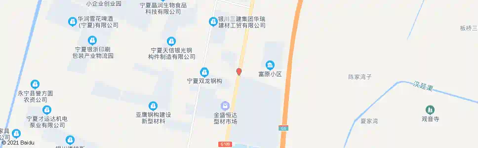 银川北方国际建材城_公交站地图_银川公交_妙搜公交查询2025