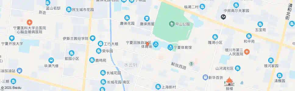 银川区体育场_公交站地图_银川公交_妙搜公交查询2025