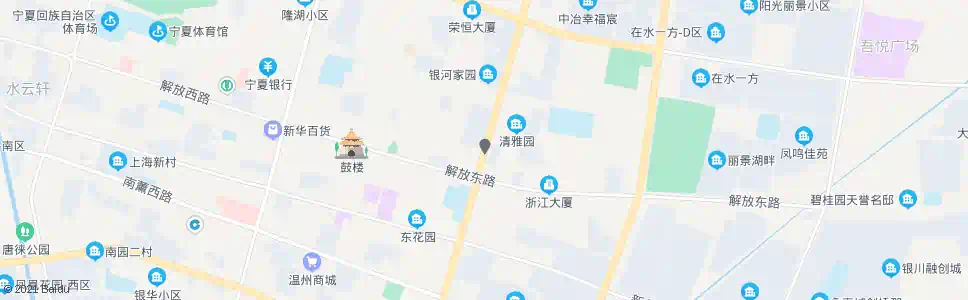 银川东门_公交站地图_银川公交_妙搜公交查询2025