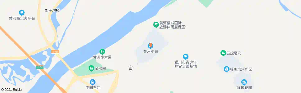 银川黄河小镇_公交站地图_银川公交_妙搜公交查询2025