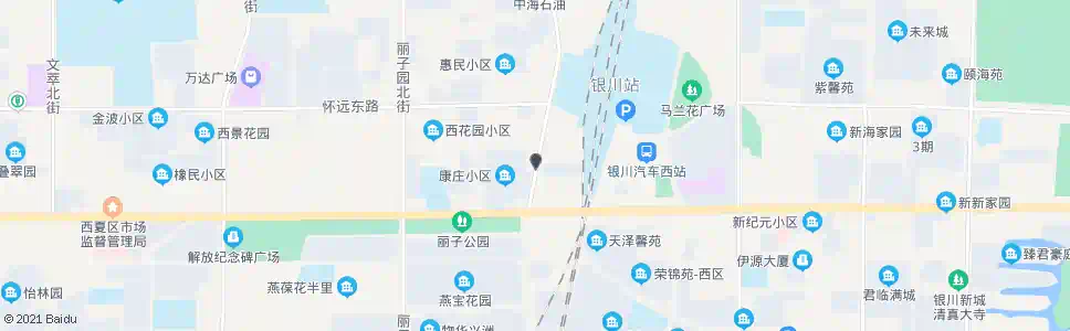 银川兴洲街站_公交站地图_银川公交_妙搜公交查询2025