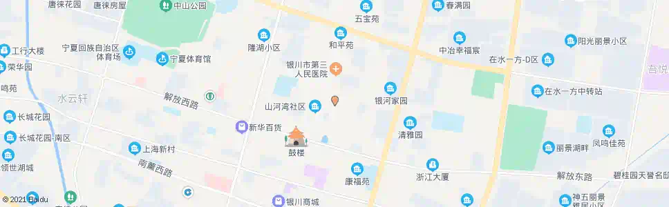 银川玉皇阁街立志巷口_公交站地图_银川公交_妙搜公交查询2025
