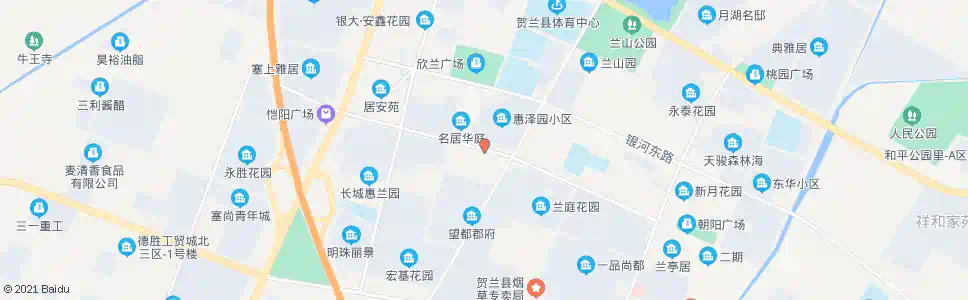 银川居安路富兴街口_公交站地图_银川公交_妙搜公交查询2025