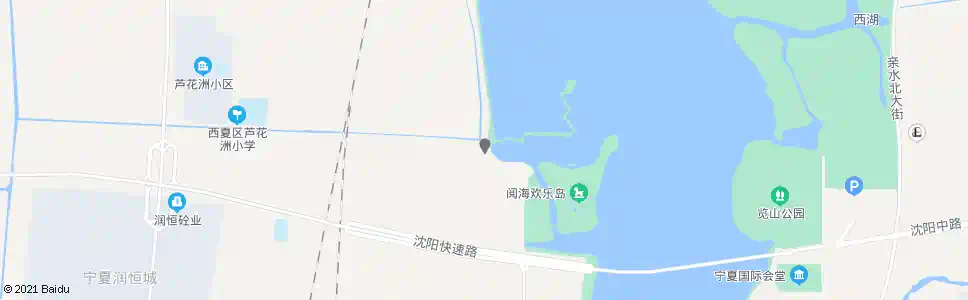 银川阅海澄堤_公交站地图_银川公交_妙搜公交查询2025