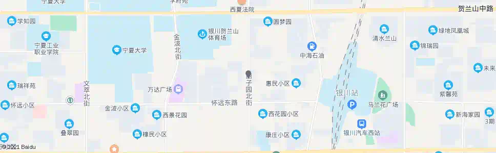 银川丽子园街怀远路口_公交站地图_银川公交_妙搜公交查询2025