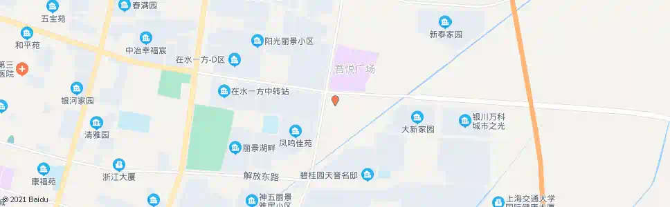银川友爱车场_公交站地图_银川公交_妙搜公交查询2025