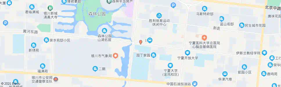 银川B1亲水大街站_公交站地图_银川公交_妙搜公交查询2025