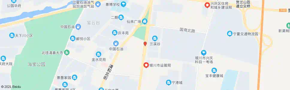 银川西北农资城东_公交站地图_银川公交_妙搜公交查询2025