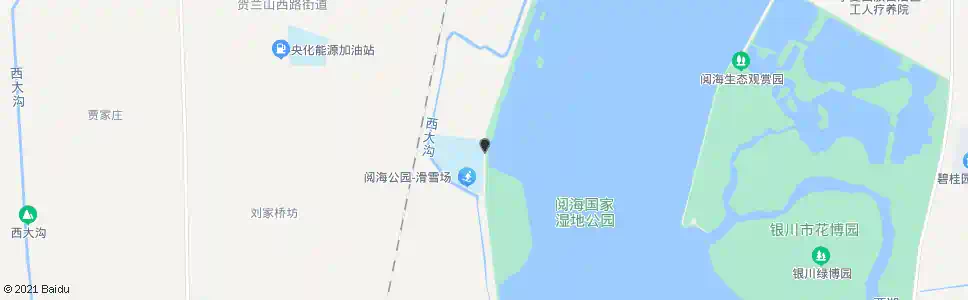 银川阅海公园滑雪场_公交站地图_银川公交_妙搜公交查询2025