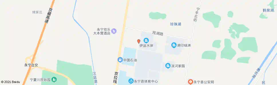 银川永宁县伊品水岸_公交站地图_银川公交_妙搜公交查询2025