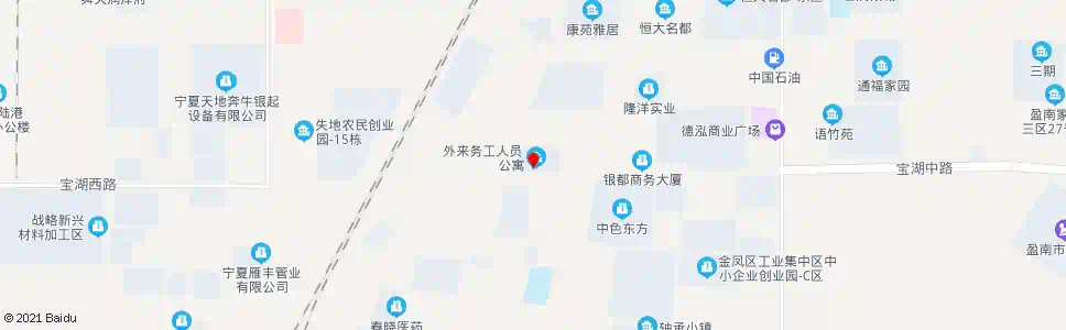 银川金凤区工业集中区_公交站地图_银川公交_妙搜公交查询2025