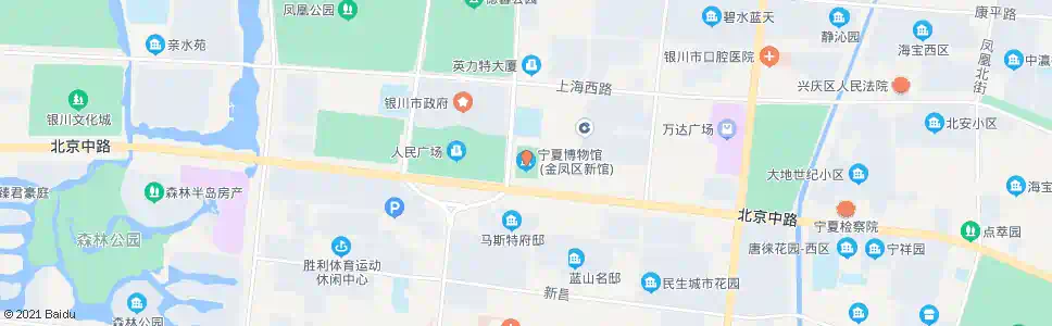 银川宁夏博物馆_公交站地图_银川公交_妙搜公交查询2025
