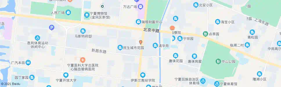 银川西环清真寺_公交站地图_银川公交_妙搜公交查询2025