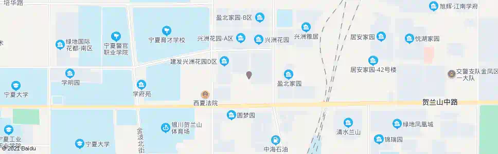 银川西花园街贺兰山路口_公交站地图_银川公交_妙搜公交查询2025