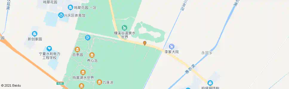 银川黄河渔村_公交站地图_银川公交_妙搜公交查询2025