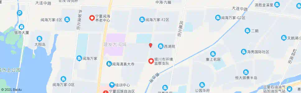 银川西湖苑_公交站地图_银川公交_妙搜公交查询2025