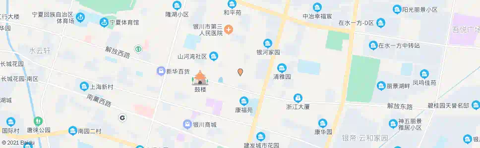银川信义市场_公交站地图_银川公交_妙搜公交查询2025