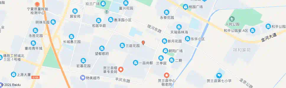 银川居安路建设街口_公交站地图_银川公交_妙搜公交查询2025