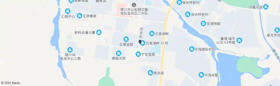 银川五里宜居_公交站地图_银川公交_妙搜公交查询2025