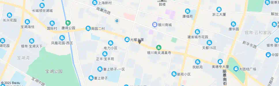 银川长城路民族街口_公交站地图_银川公交_妙搜公交查询2025