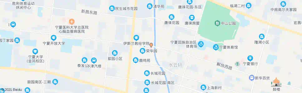 银川西门桥_公交站地图_银川公交_妙搜公交查询2025