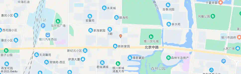 银川新新家园_公交站地图_银川公交_妙搜公交查询2025