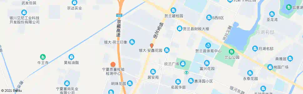 银川贺兰光明路口_公交站地图_银川公交_妙搜公交查询2025