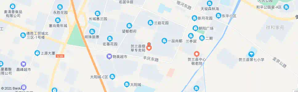 银川贺兰县烟草公司_公交站地图_银川公交_妙搜公交查询2025